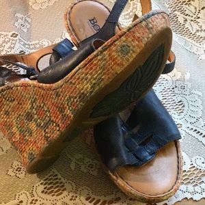 Born Handcrafted artisan floral fabulous sandals